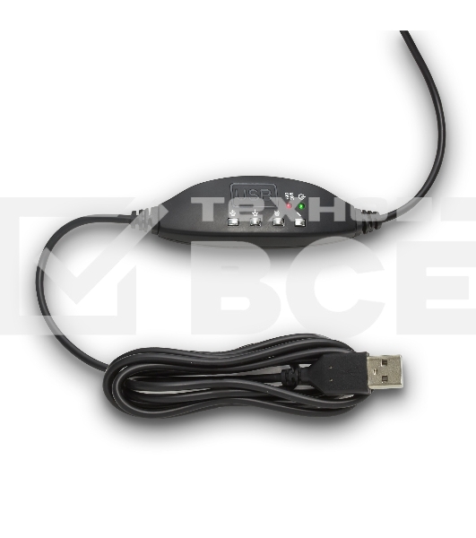 Полноразмерные наушники с микрофоном (гарнитура) ExeGate 960 USB STEREO