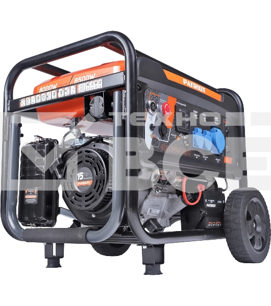 Электрогенератор бензиновый Patriot GRA 8500AWS, 8.5 кВт, 75 дБ, 100 кг