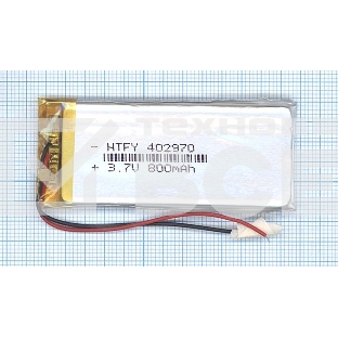 Аккумулятор Li-Pol (батарея) 4*29*70мм 2pin 3.7V/800mAh