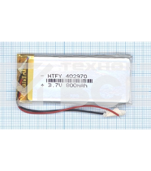 Аккумулятор Li-Pol (батарея) 4*29*70мм 2pin 3.7V/800mAh