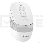 Мышь беспроводная A4Tech Fstyler FB10C белый/серый, 2000 dpi, радиоканал, Bluetooth, USB, кнопки - 4, фото2