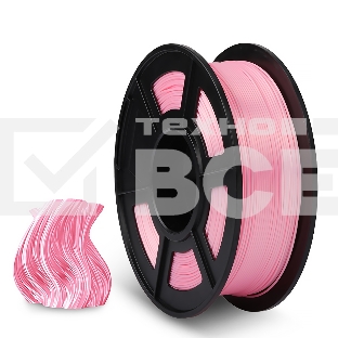 Филамент NVPRINT Silk PLA+ Pink для 3D печати диаметр 1.75мм  длина 330 метров  масса 1 кг