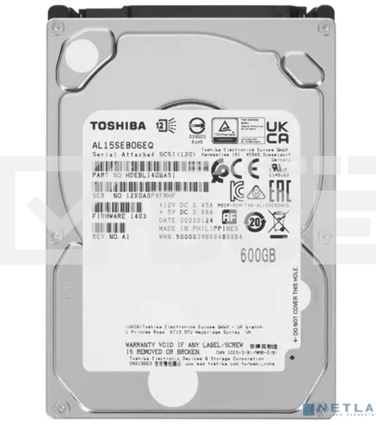 Жесткий диск Toshiba Enterprise HDD 2.5