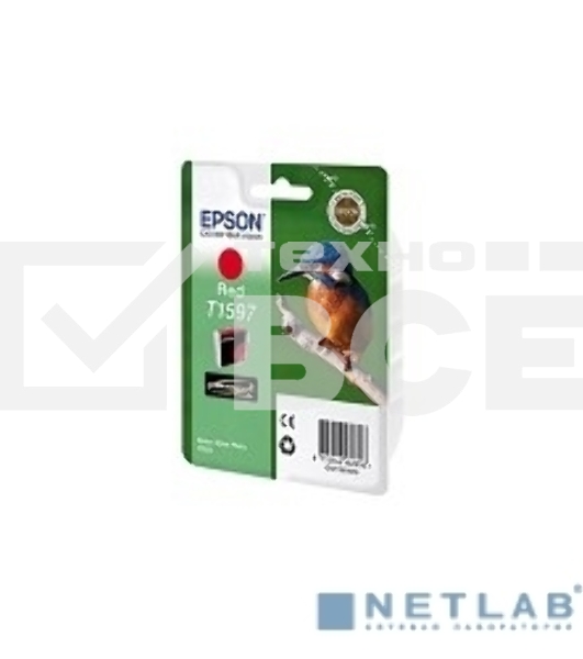 Картридж струйный Epson C13T15974010 красный для Epson St Ph R2000