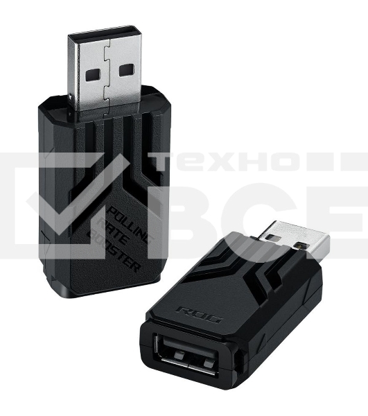 Мышь беспроводная/проводная ASUS ROG Keris II ACE черный, 42000 dpi, радиоканал, Bluetooth, USB, кнопки - 6