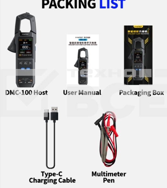Токоизмерительные клещи FNIRSI DMC-100