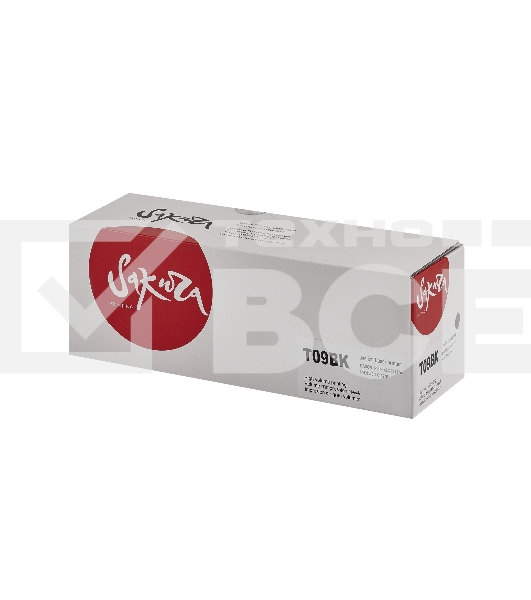Картридж лазерный Sakura T09BK-ECO (3020C006) для Canon i-SENSYS C1127iF, C1127i, C1127P, черный, 7600 к. (чип без счетчика копий)