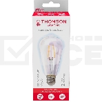 Лампа филаментная Thomson E27, эдисон, 7Вт, 6500К, белый холодный, TH-B2341, 1 шт., фото 1