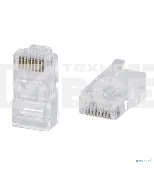 Разъем Cabeus, RJ45, кат. 6, неэкр., для одножильного и многожильного кабеля