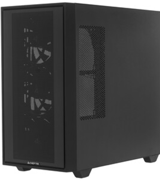 Компьютерный корпус Chieftec Night Hunter черный без БП ATX 4x140мм audio bott PSU