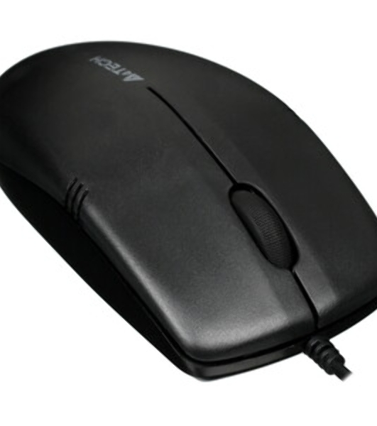 Мышь проводная A4Tech OP-530NUS черный, 1200 dpi, USB, кнопки - 3