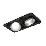 Комплект встраиваемого светильника Ambrella light XC7664023 SBK/MCH черный песок/хром матовый MR16 GU5.3 (C7664, N7033), фото3