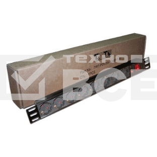 Блок распределения питания Lanmaster TWT-PDU19-10A8P гор.размещ. 8xSchuko базовые 10A без вилки