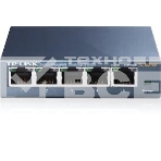Коммутатор TP-Link SOHO TL-SG105 5-port Desktop Gigabit Switch, 5 10/100/1000M RJ45 ports, metal case, фото5