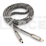 Кабель Cablexpert HDMI серия Platinum, 1,8 м, v2.0, M/M, плоский, позол.разъемы, металлический корпус, нейлоновая оплетка, блистер, фото 1