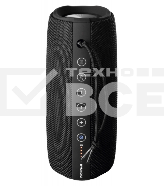 Колонка портатитвная Hyundai H-PAC340 черный 20W 1.0 BT/3.5Jack/USB 10м 5000mAh