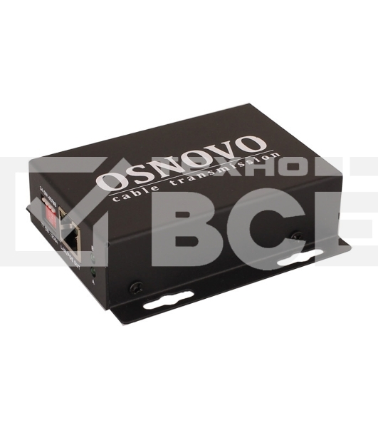 PoE удлинитель 10M/100M Fast Ethernet на 400м (до 30W)