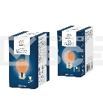 Ретро-лампа Filament G45 E27, 2W, 230 В, теплый белый 3000 K, фото 1