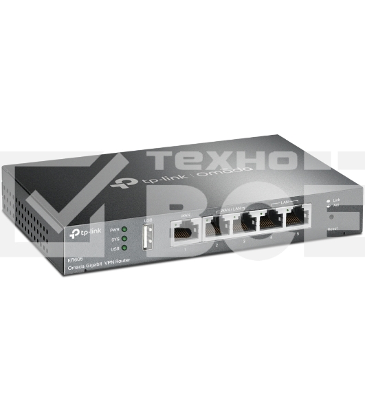 Роутер TP-Link SafeStream ER605 10/100/1000BASE-TX черный
