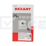 Кабель витая пара Rexant U/UTP, категория 5e, ZH нг(А)-HF, 4PR, 24AWG, внутренний, серый, 305 м, фото5