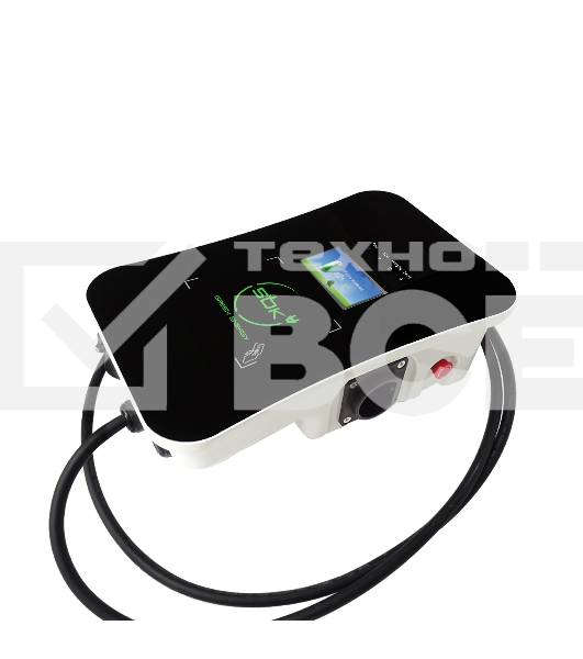 Зарядная станция S'OK Green Energy M3W Series Wallbox EV Charger SM3W10732542-7wf, 1-phase,7kw (32a/ 220v), ocpp 1.6j, rfid, wifi, lan, ip54, кабель 7.5м