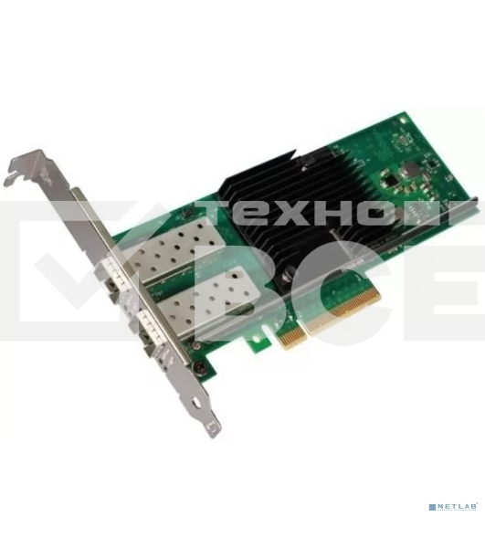 Сетевой Адаптер Intel Ethernet Converged Network Adapter X710-DA2, 10GbE/1GbE dual ports SFP+, open optics, PCI-E 3.0x8 (Low Profile and Full Height brackets included) bulk