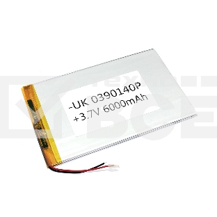 Аккумулятор Li-Pol (батарея) 3*90*140мм 2pin 3.7V/6000mAh