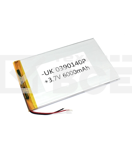 Аккумулятор Li-Pol (батарея) 3*90*140мм 2pin 3.7V/6000mAh