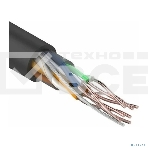 Кабель витая пара U/UTP кат.5E 4х2х24AWG CU медь 100МГц PE OUTDOOR черн. (уп.100м) Rexant 01-0045-100, фото3