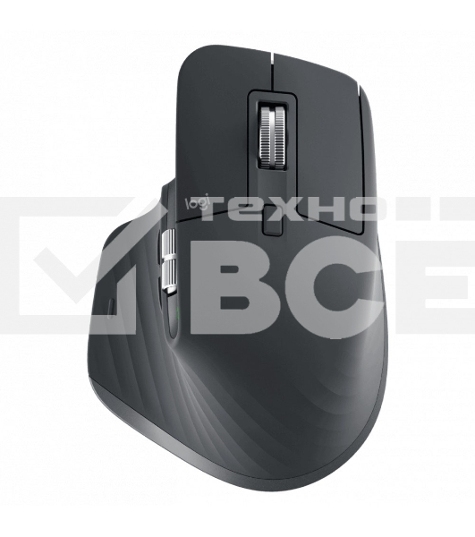 Мышь беспроводная Logitech MX Master 3s графитовый, 8000 dpi, радиоканал, Bluetooth, USB, кнопки - 7