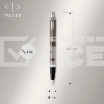 Ручка шариковая Parker IM Core K321 (CW1931671) Dark Espresso CT M син. черн. подар.кор., фото3