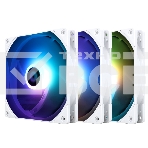 Кулер для корпуса Thermalright TL-C14W-Sx3 белый (140x140x26mm, 4-pin PWM, ARGB, 74.3CFM, 26.6dBA, 1500RPM), фото6