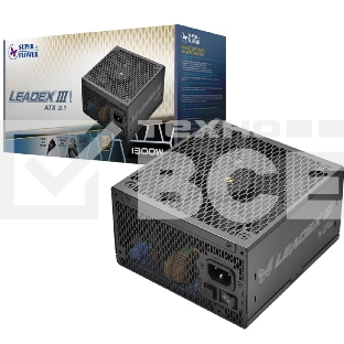 блок питания 1300 Ватт/ Power Supply Super Flower Leadex III Gold, 1300W, ATX 3.1, 140mm, 8xSATA, 4xPCI-E(6+2), 1x12VHPWR(12+4), APFC, 80+ Gold, Full Modular