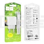 Зарядное устройство Hoco 18Вт, 3А, QC3.0, 1xUSB + кабель USB/Type-C, CS12A, белый, блистер, фото4