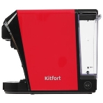 Кофеварка капсульная Kitfort КТ-7227 красный/черный, исп. кофе - капсулы/молотый, 0,8 л, 1400 Вт, 20 бар, фото11