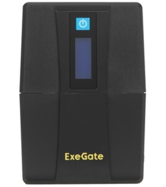 Источник бесперебойного питания ExeGate SpecialPro Smart LLB-600.LCD.AVR.2SH 600VA/360W, LCD, AVR, 2*Schuko, черный
