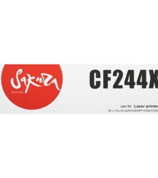 Картридж Sakura CF244X для HP, черный, 2 000 к.