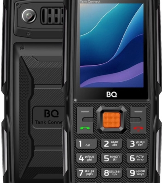 Мобильный телефон BQ 2430L Tank Connect черный/серый