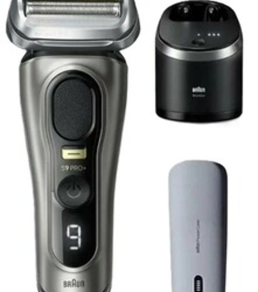 Электробритва сетчатая Braun 9675cc питан.:элек.сеть/аккум. серебристый