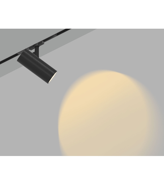 Трековый светильник GL2305 BK черный IP20 12W 3CCT 3000-6000K 48V 24° D45*100