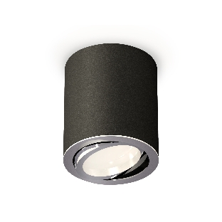 Светильник Ambrella Light XS7422002 SBK/PSL черный песок/серебро полированное MR16 GU5.3 (C7422, N7003)