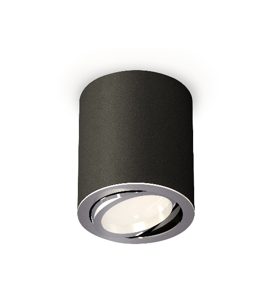 Светильник Ambrella Light XS7422002 SBK/PSL черный песок/серебро полированное MR16 GU5.3 (C7422, N7003)