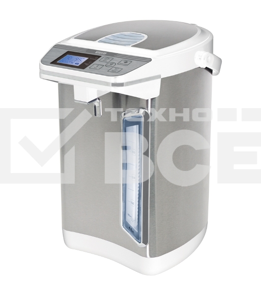 Термопот Mystery MTP-2442 4.5л. 700Вт серебристый/белый