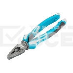 Плоскогубцы Gross 16975 комбинированные, 205 мм, трехкомпонентные рукоятки, фото 1