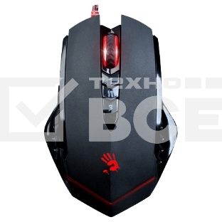 Мышь проводная A4Tech Bloody V8 черный, 3200 dpi, USB, кнопки - 8