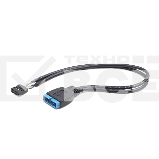 Кабель Cablexpert Внутренний USB2 - USB3 кабель, 9pin/19pin, 0.3m (CC-U3U2-01)