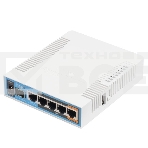 Сетевое оборудование MikroTik RB962UiGS-5HacT2HnT Роутер 2.4+5ГГц, 802.11a/b/g/n/ac, 5x Ethernet 1G, 1x SFP, фото3