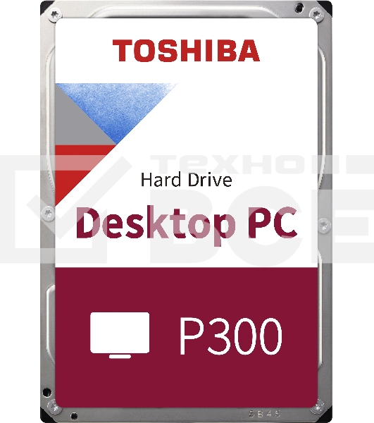 Жесткий диск Toshiba SATA-III 6Tb HDWD260UZSVA P300 (5400rpm) 128Mb 3.5
