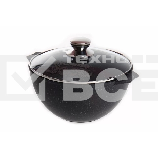 Казан для плова 4 л АП Гранит черный 54802