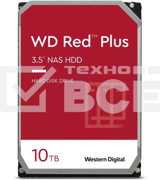 Жесткий диск Western Digital SATA 10TB 6GB/S 256MB RED WD101EFBX
